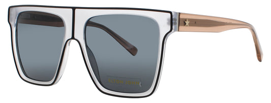 ELTON JOHN GOLIATH 2 Frame MATTE CRYSTAL Lens GREY MIRROR