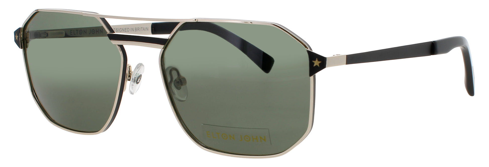 ELTON JOHN DODGER 1 Frame GOLD Lens PURPLE GRADIENT