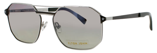 ELTON JOHN DODGER 3 Frame SILVER Lens GREEN TINT
