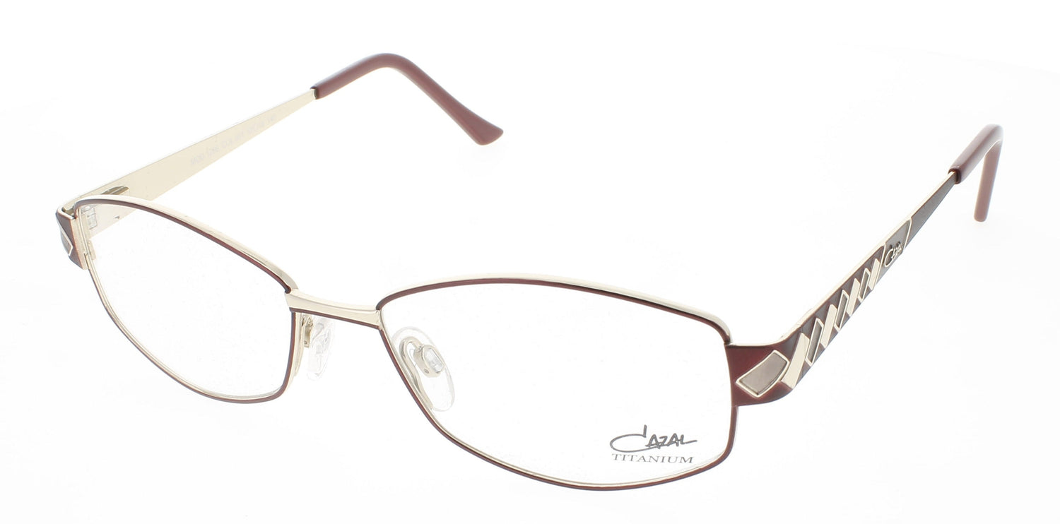 CAZAL 1256-C001-52 Frame MAROON GOLD Lens DEMO