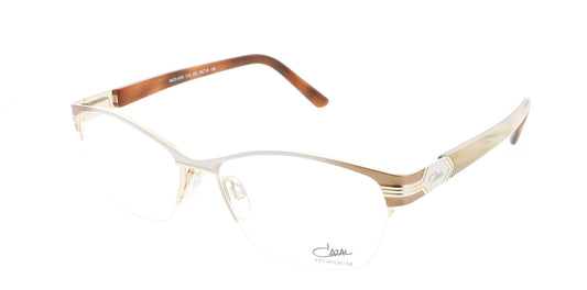 CAZAL 4255-C003-55 Frame WHITE BROWN Lens DEMO