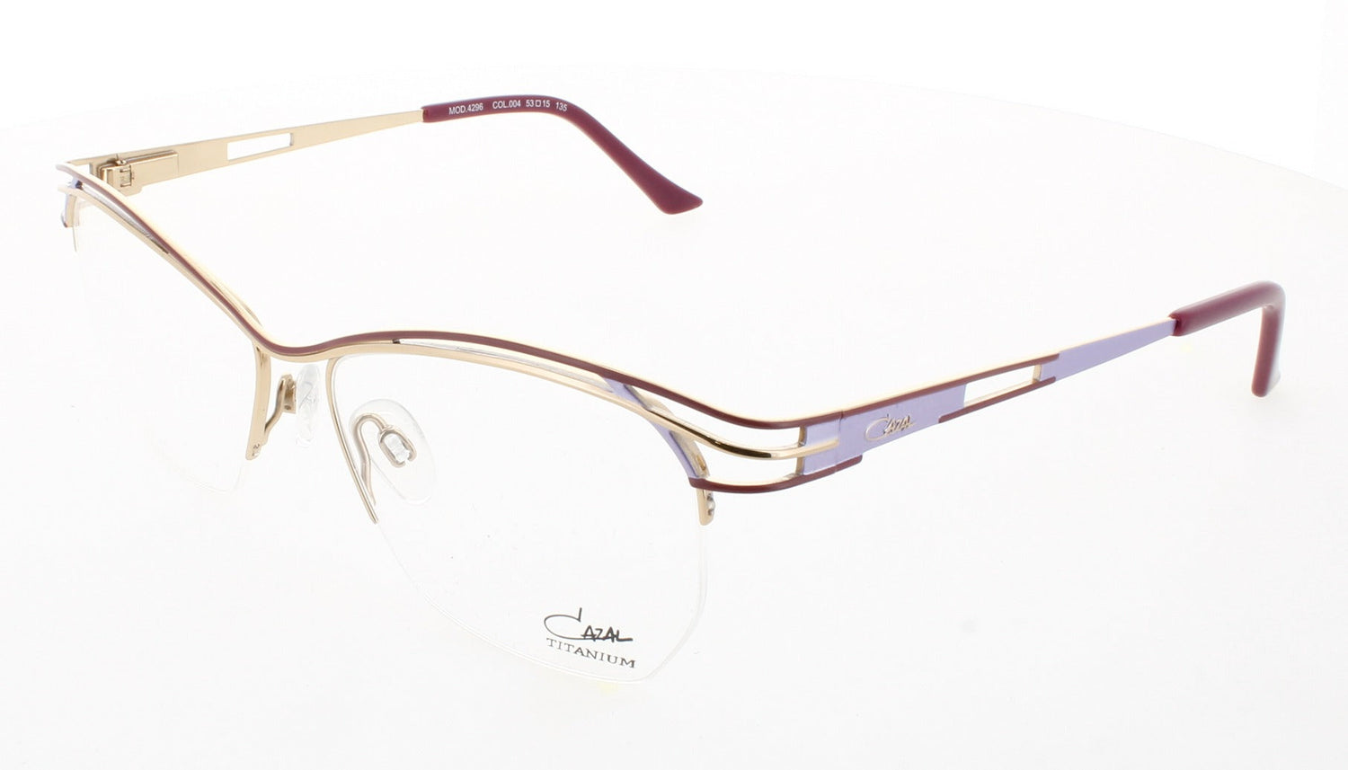 CAZAL 4296 Frame AUBERGINE VIOLET Lens DEMO