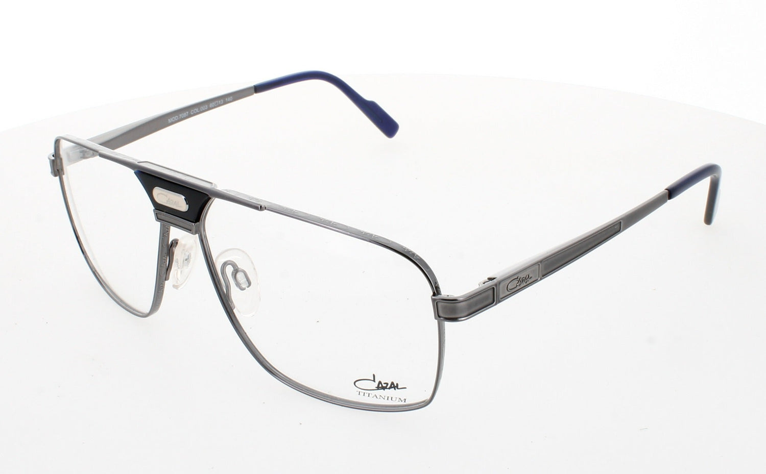 CAZAL CURRENT 7087-C003-60 Frame NIGHT BLUE/GUNMETAL Lens DEMO