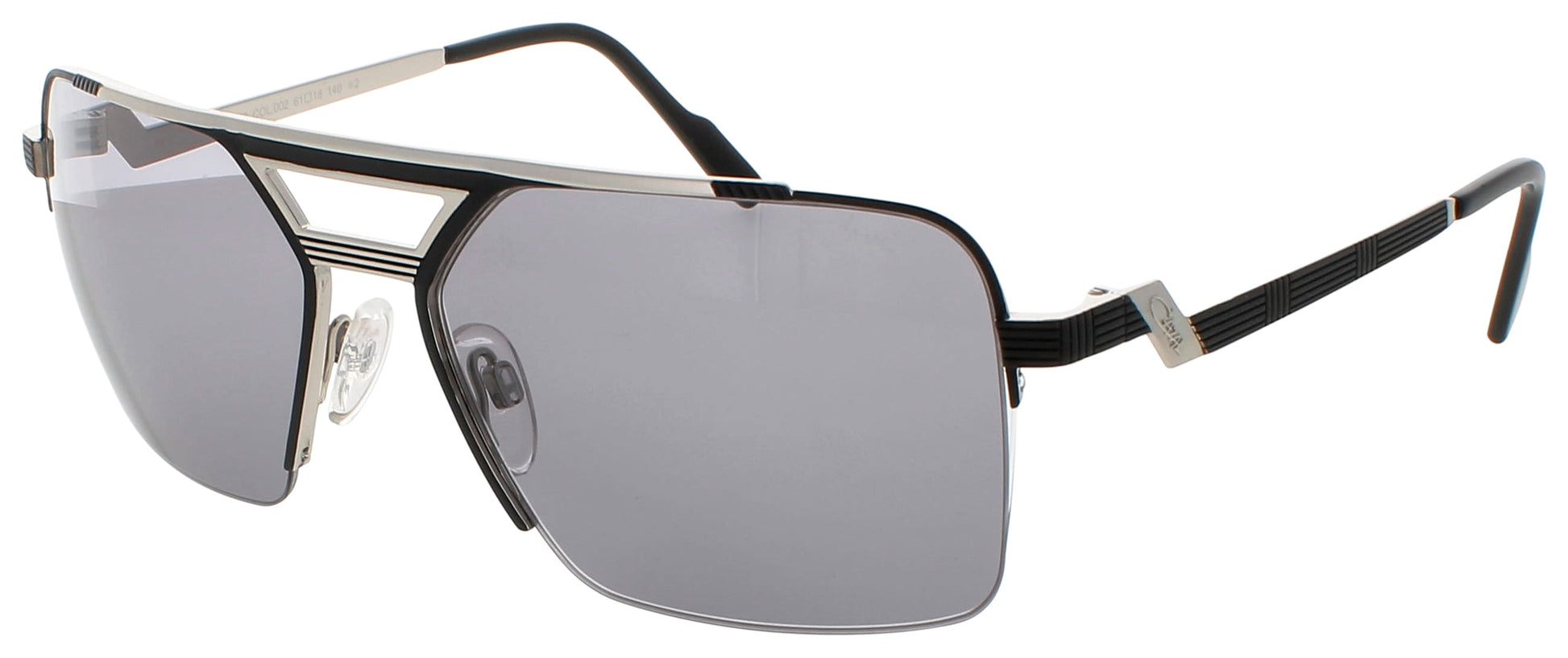 CAZAL 9102 Frame BLACK SILVER Lens GREY