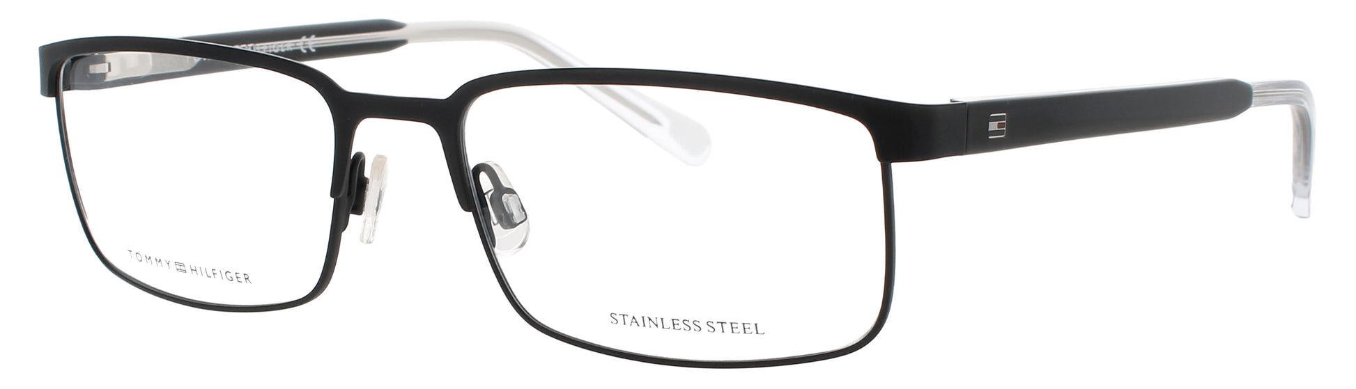 TOMMY HILFIGER TH-1235 Frame BLACK / BACK CRYSTAL Lens DEMO