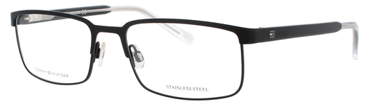 TOMMY HILFIGER TH-1235 Frame BLACK / BACK CRYSTAL Lens DEMO
