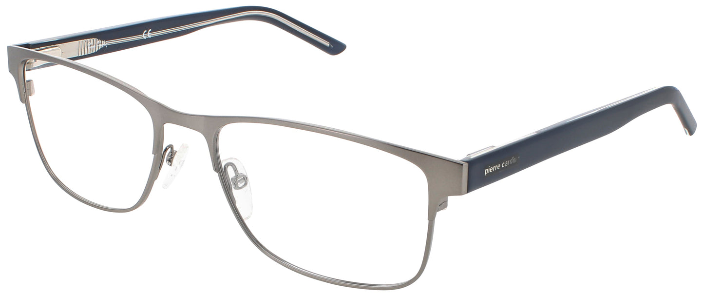 PIERRE CARDIN 6781 Frame RUTHENIUM BLUE Lens DEMO