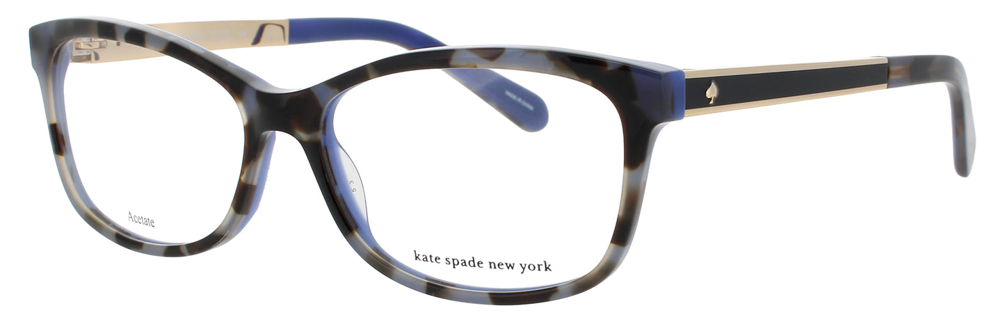 KATE SPADE ANGELISA Frame BLUE HAVANA Lens DEMO