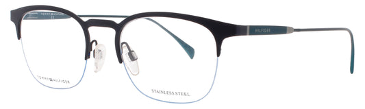 TOMMY HILFIGER TH 1385 Frame MATTE BLUE PETROL Lens DEMO