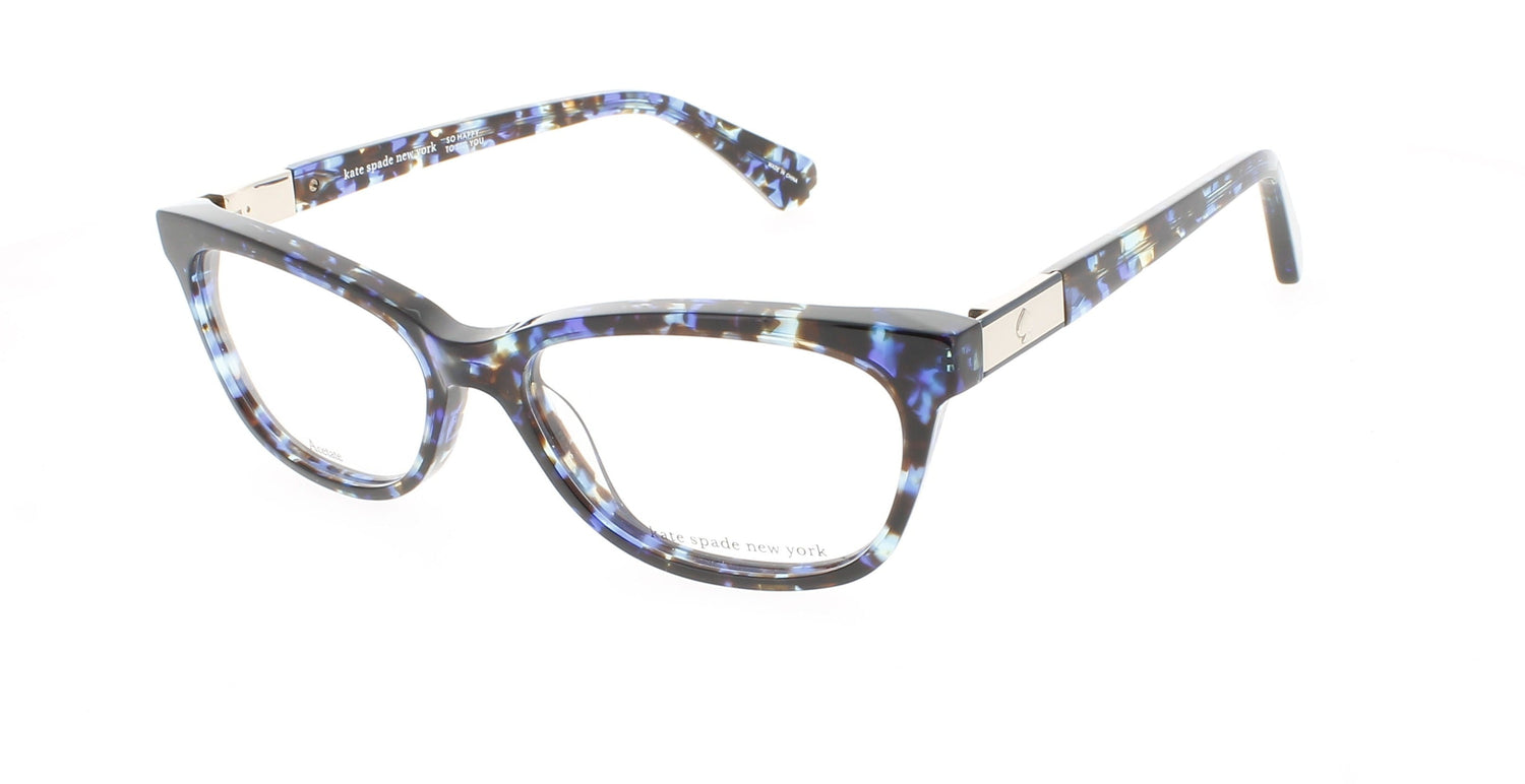 KATE SPADE AMELINDA Frame BLUE HAVANA Lens DEMO