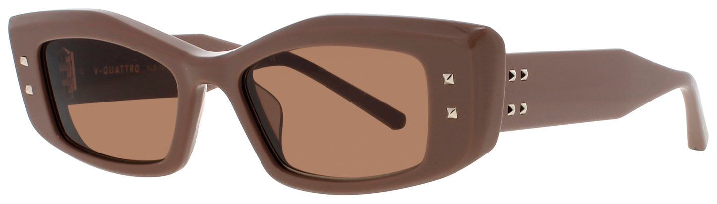 VALENTINO V - QUATTRO Frame BROWN / GOLD Lens  BROWN