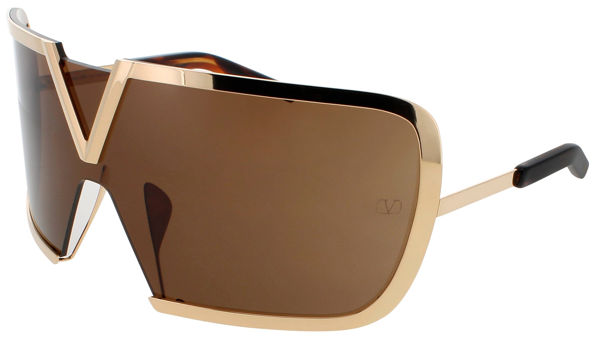 VALENTINO V-ROMASK Frame GOLD/CRYSTAL BROWN Lens DARK BROWN