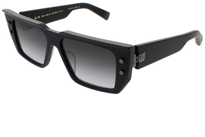 BALMAIN B-VI Frame MATTE BLACK/BLACK RHODIUM Lens DARK GREY