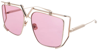 VALENTINO V-LIGHT Frame WHITE GOLD Lens SOLID PINK