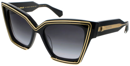 VALENTINO V-GRACE Frame BLACK/YELLOW GOLD Lens DARK GREY GRADIENT