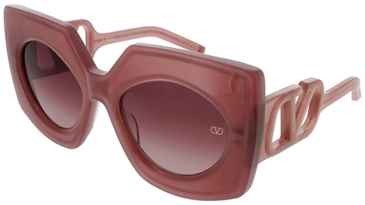 VALENTINO V-SOUL Frame POWDER PINK/ROSE GOLD Lens DARK ROSE GRADIENT