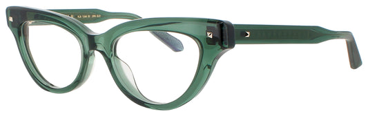 VALENTINO V-ESSENTIAL- II Frame CRYSTAL EMERALD GREEN - LIGHT GOLD Lens DEMO