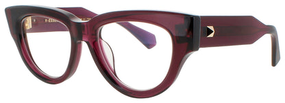 VALENTINO V-ESSENTIAL- III Frame CRYSTAL PURPLE - YELLOW GOLD Lens DEMO