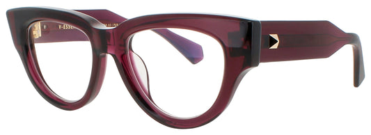 VALENTINO V-ESSENTIAL- III Frame CRYSTAL PURPLE - YELLOW GOLD Lens DEMO