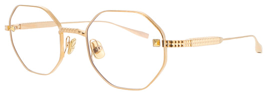 VALENTINO V-STUD Frame GOLD Lens DEMO