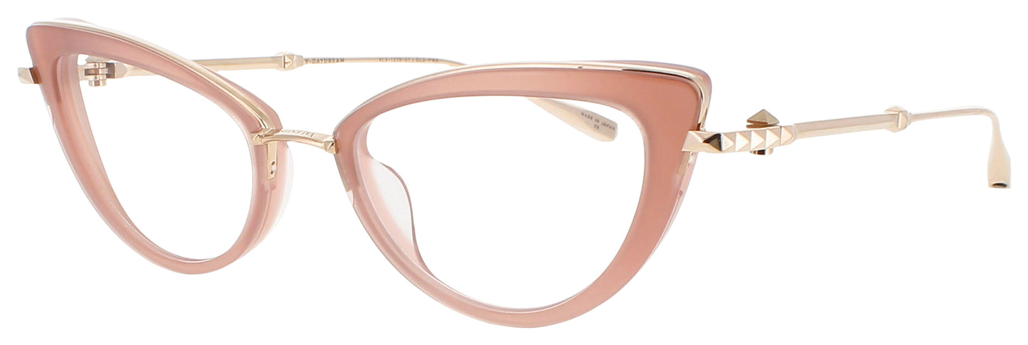VALENTINO V-DAYDREAM Frame WHITE GOLD - POWDER PINK Lens DEMO