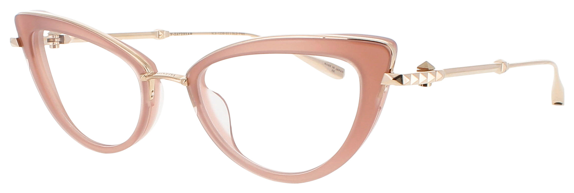 VALENTINO V-DAYDREAM Frame WHITE GOLD - POWDER PINK Lens DEMO