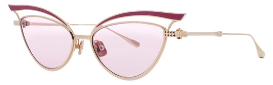 VALENTINO V-GLASSLINER-VLS Frame LIGHT GOLD/PINK Lens LIGHT PINK