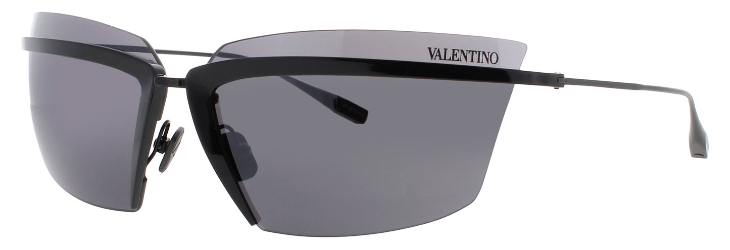 VALENTINO V-LURE-VLS Frame SHINY BLACK Lens GREY MIRROR