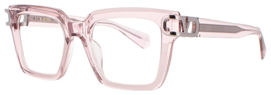 VALENTINO V-SIDE Frame CRYSTAL ROSE - LILAC Lens DEMO