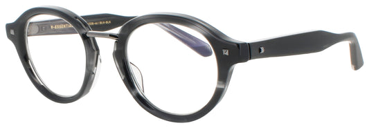 VALENTINO V-ESSENTIAL- IV Frame BLACK SWIRL - BLACK RHODIUM Lens DEMO