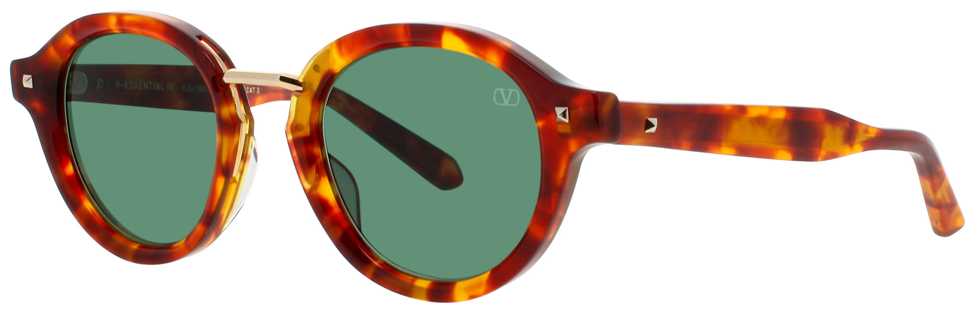 VALENTINO V - ESSENTIAL - IV Frame TORTOISE / GOLD Lens  GREEN