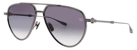 VALENTINO V-STUD-II-VLS Frame BLACK RHODIUM Lens GREY GRADIENT