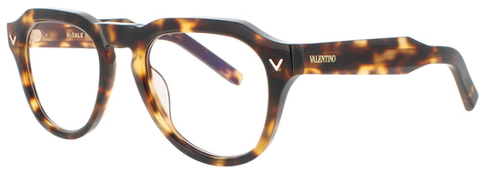 VALENTINO V-TALE- II Frame HONEY TORTOISE - V-LIGHT GOLD - CLEAR LENSES Lens DEMO