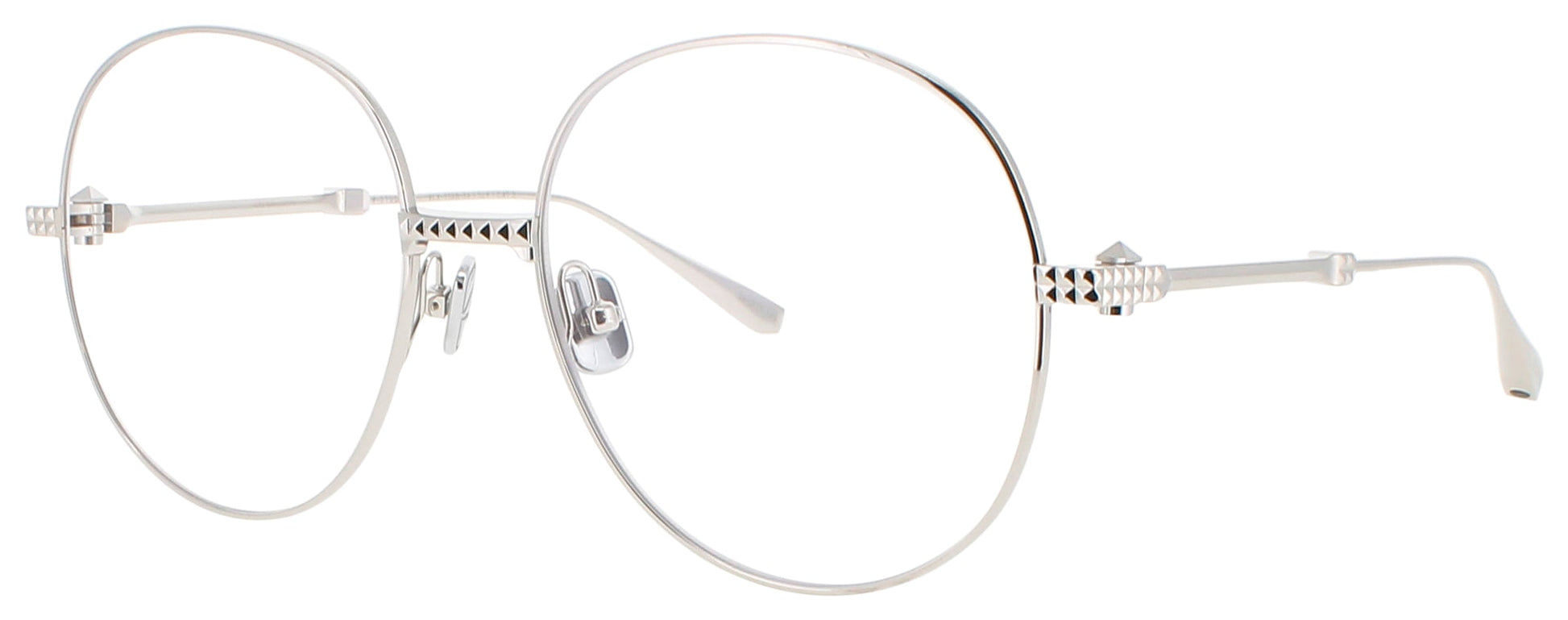 VALENTINO V-STUD- III Frame SILVER - CLEAR LENSES Lens DEMO