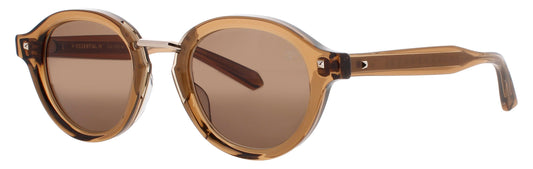 VALENTINO V-ESSENTIAL-IV-VLS Frame CRYSTAL BROWN/LIGHT GOLD Lens DARK BROWN