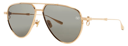 VALENTINO V-STUD-II-VLS Frame GOLD Lens GREEN
