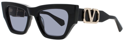 VALENTINO V - SETTE Frame BLACK / GOLD Lens  GREY