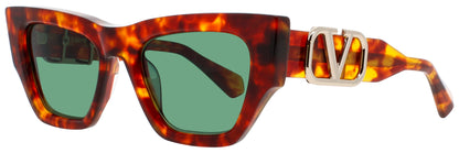 VALENTINO V - SETTE Frame HAVANA / GOLD Lens  GREEN