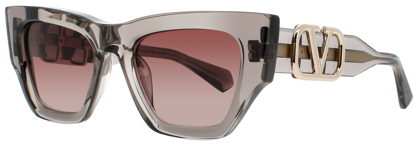 VALENTINO V - SETTE Frame GREY / GOLD Lens  ROSE GRADIENT