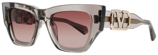 VALENTINO V - SETTE Frame GREY / GOLD Lens  ROSE GRADIENT