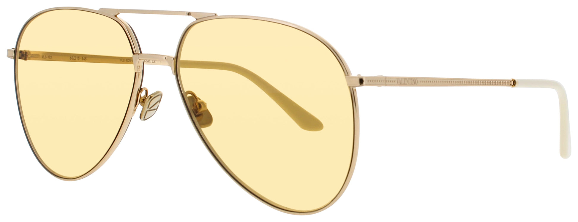 VALENTINO VLS-172 Frame GOLD / IVORY Lens AMBER