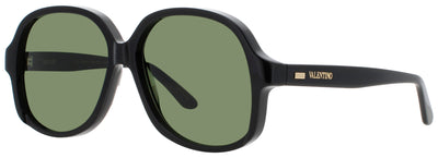 VALENTINO VLS-177 Frame BLACK / GOLD Lens  GREEN