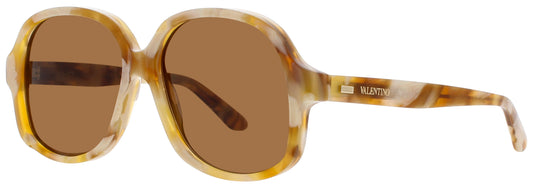 VALENTINO VLS-177 Frame IVORY / GOLD Lens BROWN