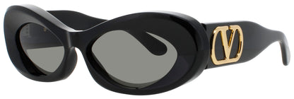 VALENTINO VLS-178 Frame BLACK / GOLD Lens  GREY
