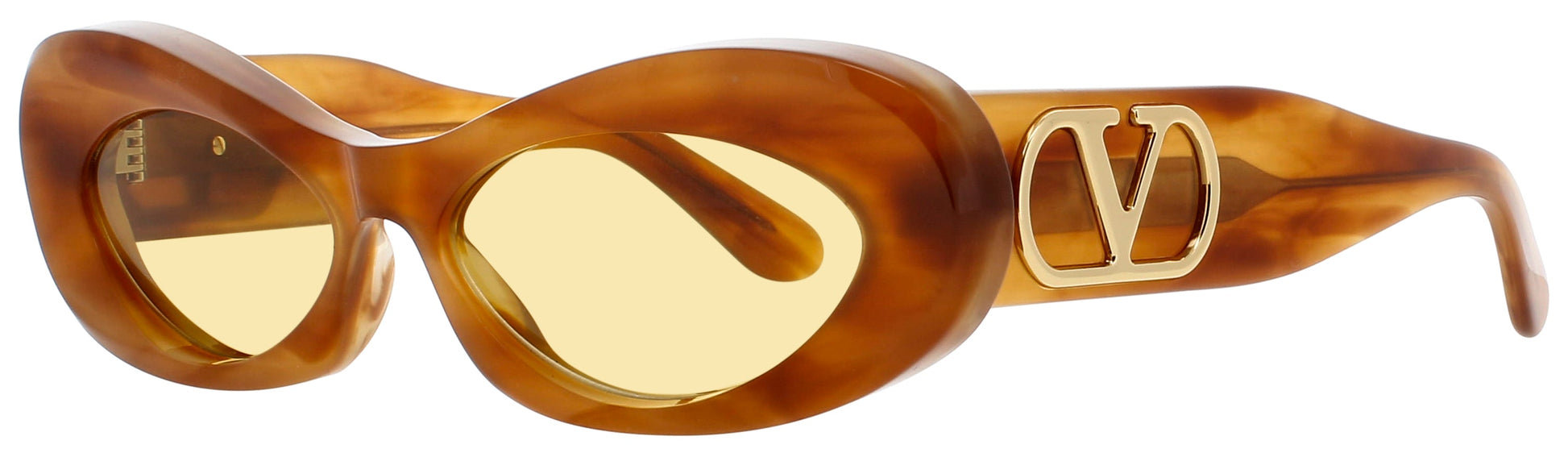 VALENTINO VLS-178 Frame HAVANA / GOLD Lens AMBER