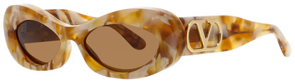 VALENTINO VLS-178 Frame IVORY / GOLD Lens BROWN