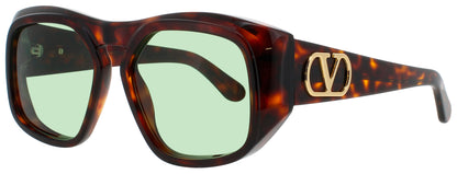 VALENTINO VLS-179 Frame HAVANA / GOLD Lens GREEN