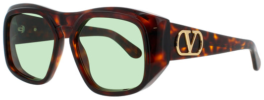 VALENTINO VLS-179 Frame HAVANA / GOLD Lens GREEN