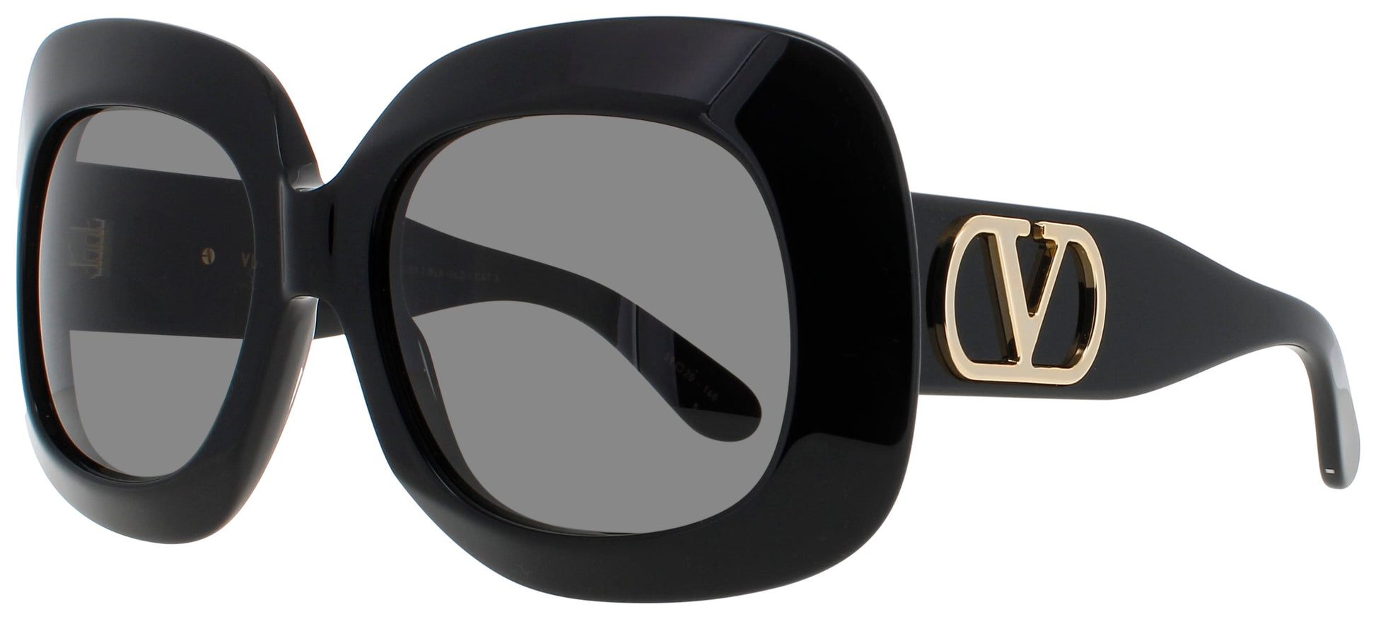 VALENTINO VLS-180 Frame BLACK / GOLD Lens  GREY