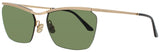 VALENTINO VLS-183 Frame GOLD / BLACK Lens  GREEN